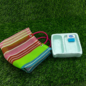 Mini Lavaderitos with Mini Mercadito Bag - Brush Cleaner