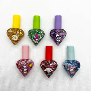 Cute Characters Heart Shape Mini Lipgloss