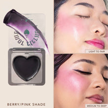 Load image into Gallery viewer, Amor Eterno Shifting Blush - Black Color Changing Blush