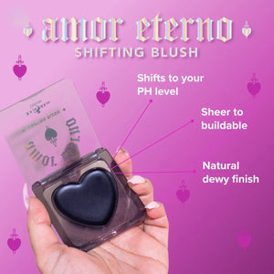 Amor Eterno Shifting Blush - Black Color Changing Blush