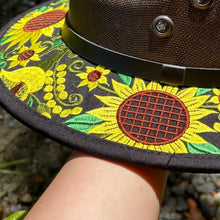 Load image into Gallery viewer, Sunflower Fields Embroidered Sombrero