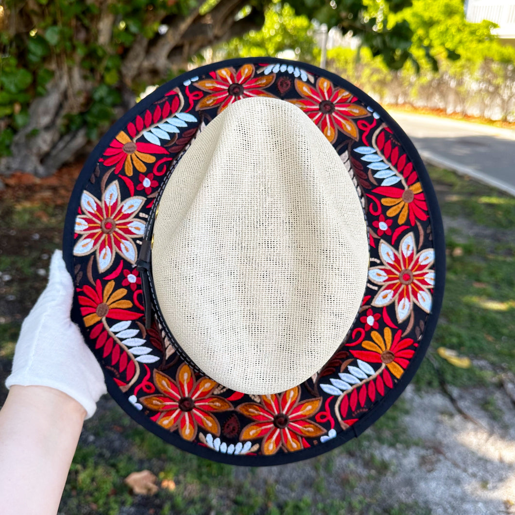 Mariela Embroidered Sombrero