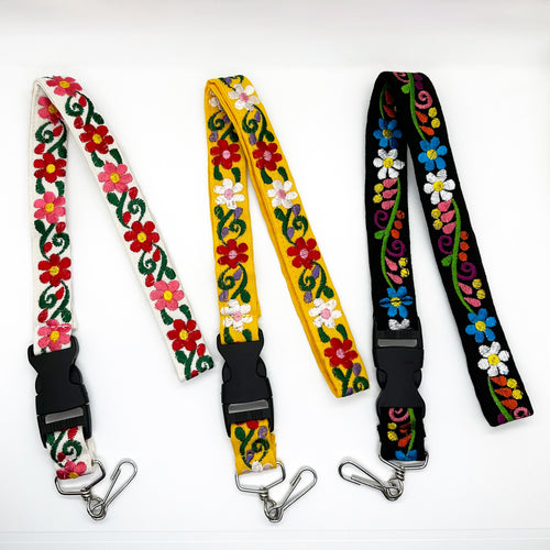 Artisanal Embroidered Lanyard (22 inches Long)