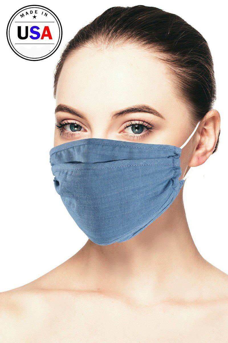 Denim 3D Reusable Face Mask