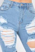 Load image into Gallery viewer, Lila Distressed Straight Leg Jeans