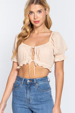 Load image into Gallery viewer, Laura Short Sleeve Crop Top