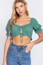 Load image into Gallery viewer, Laura Short Sleeve Crop Top