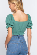 Load image into Gallery viewer, Laura Short Sleeve Crop Top