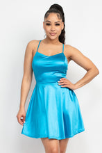Load image into Gallery viewer, Little Princess Cinched Skater Dress