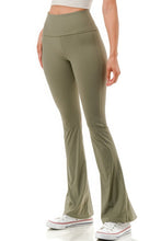 Load image into Gallery viewer, Flare Yoga Legging Pants- Olive