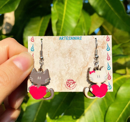 Cat Love Earrings