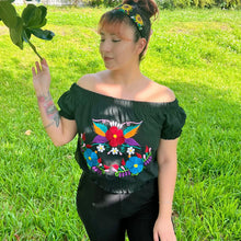 Load image into Gallery viewer, Veronica Off The Shoulder Floral Embroidered Blouse